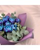 Cosmic Blue Galaxy Tulips 